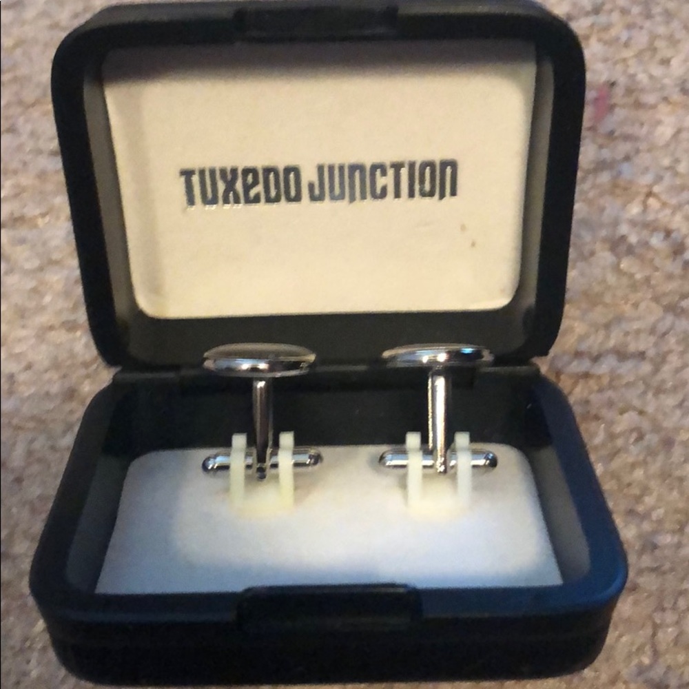 Tuxedo junction cuff links - Picture 3 of 3